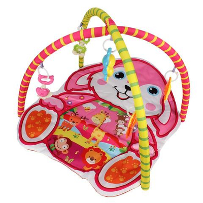 Коврик д/новорожд. игровой Зайка, 5 игрушек, в коробка