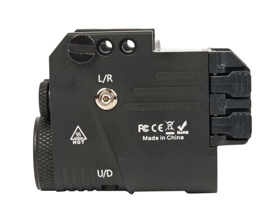 Фонарь подствольный пистолетный Skywoods Raccoon Double Laser 360 люмен, ЛЦУх2 красн/зел