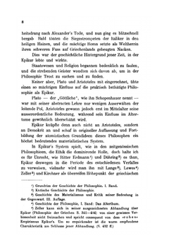 Epikur. Seine Persönlichkeit Und Seine Lehre. Eine Monographie in Populärer Fassung | J.K. Kreibig