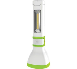 Фонарь светодиодный аккумуляторный 5W LED, бок.пан. COB 3Вт, 3 реж раб Космос KOCAc7035WLED от сети