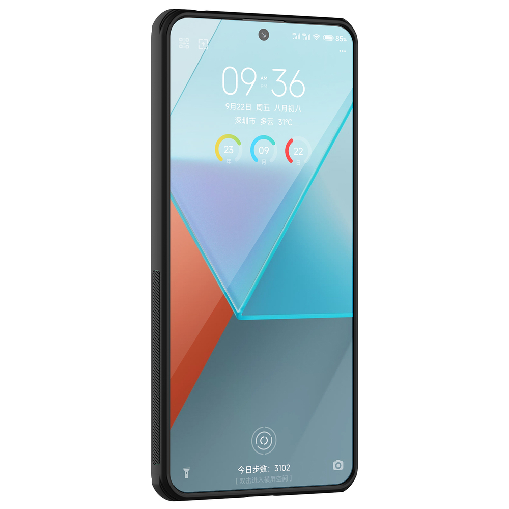 Чехол усиленный от Nillkin c встроенным магнитом для Xiaomi Redmi Note 13 Pro 5G и Poco X6 5G, серия Super Frosted Shield Pro Magnetic Case