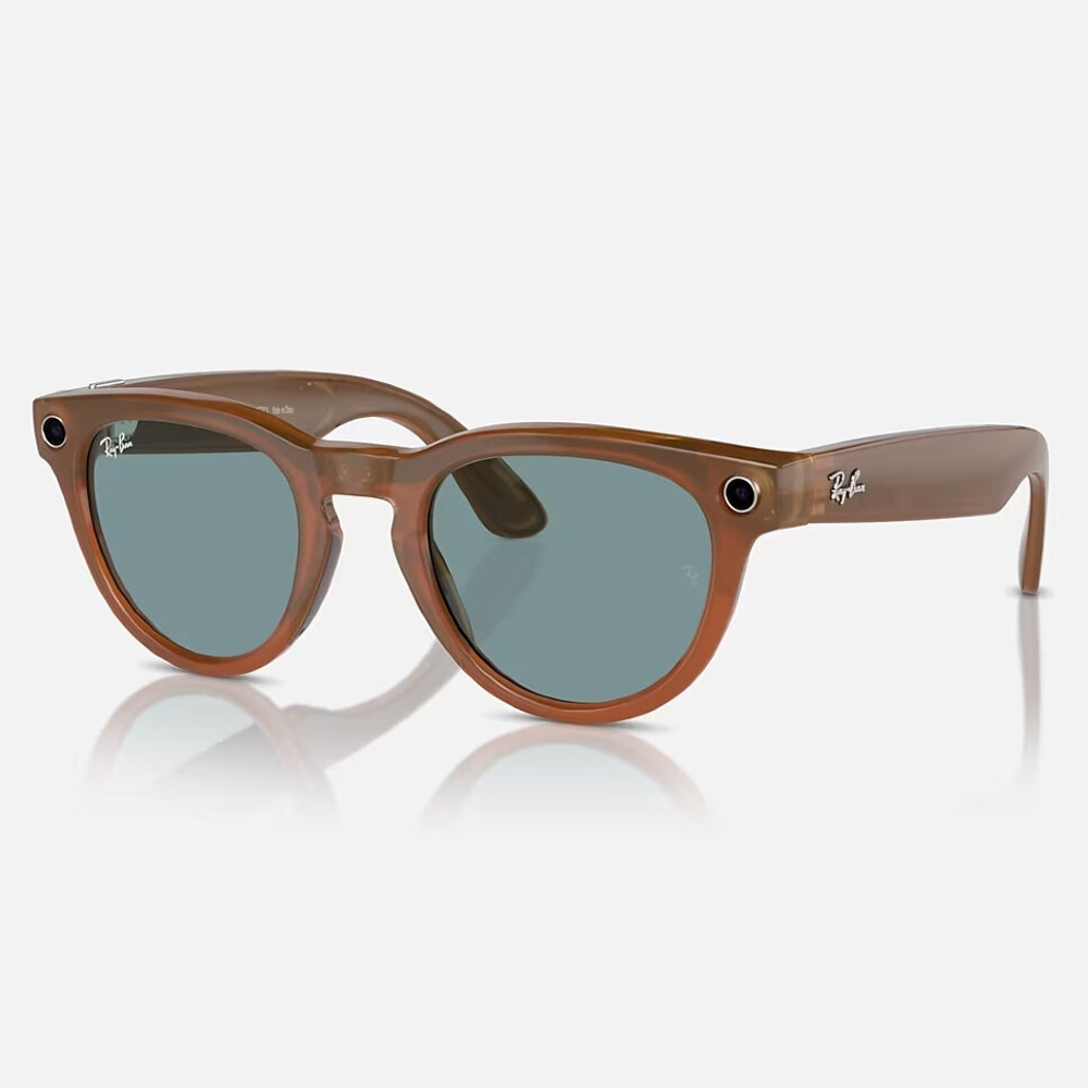 Ray-Ban Meta Headliner ( Цвет оправы - коричневый, цвет линз - синий )