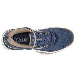 Теннисные кроссовки Lotto Raptor Hyperpulse 100 III SPD - indigo blue/all white/irish beige