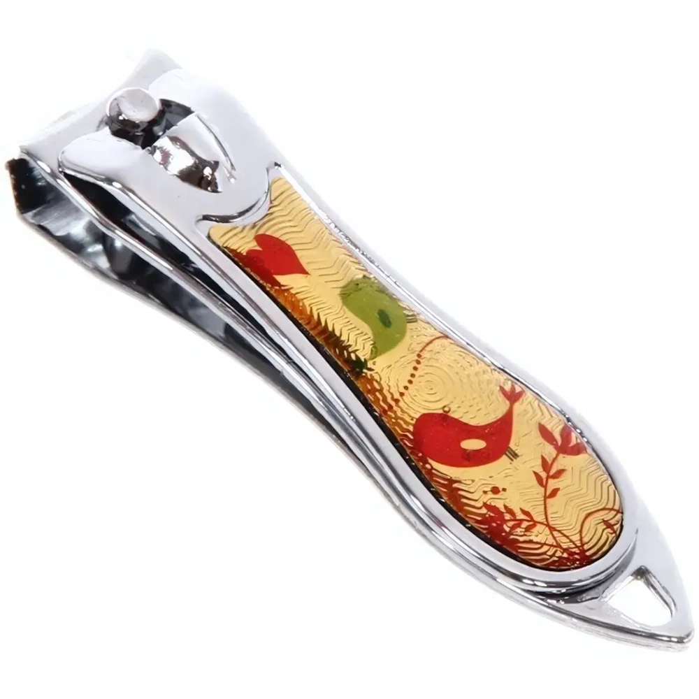 Кусачки для ногтей «Классический», цвет серебро/золото, 5,5см