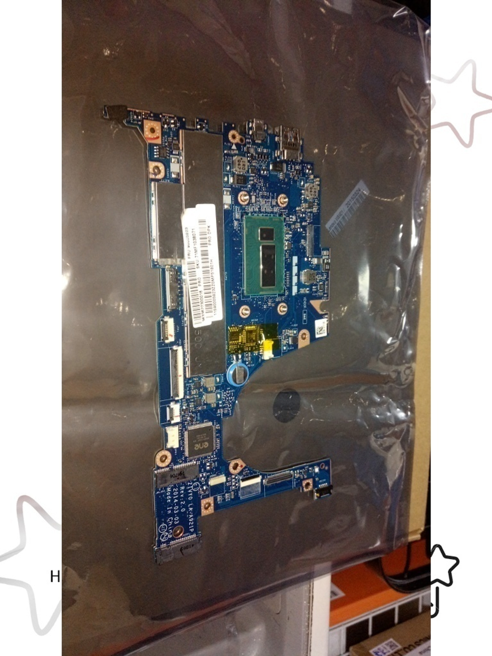 Материнская плата для ноутбука Lenovo Yoga 2 13 UMA i5-4200C 4G HDMI Pro (90005923), оригинал