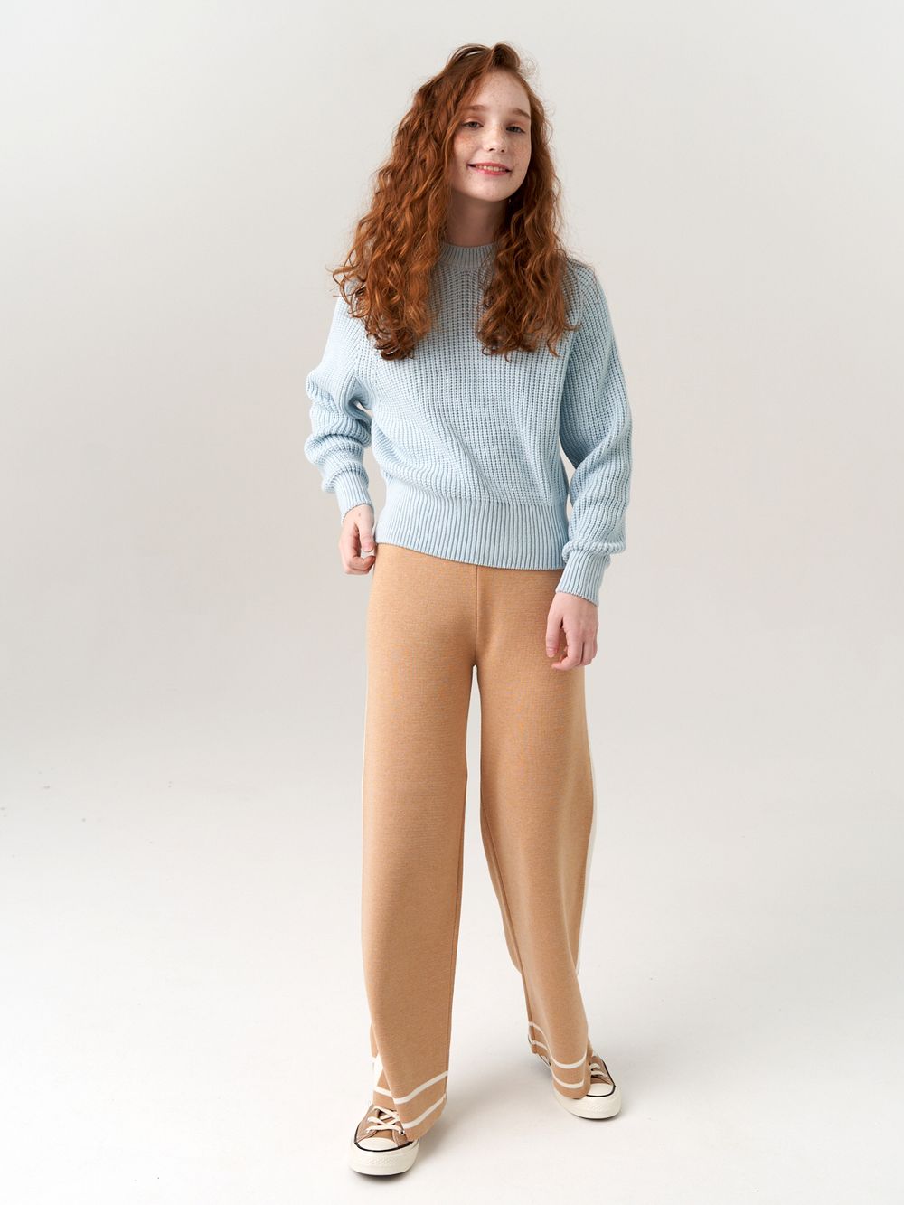 Джемпер для девочки AT1001 небесно-голубой