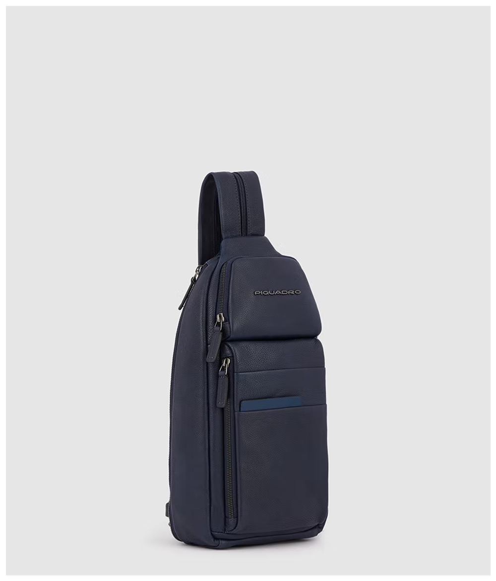 Рюкзак слинг Piquadro Paavo CA6027S122/BLU