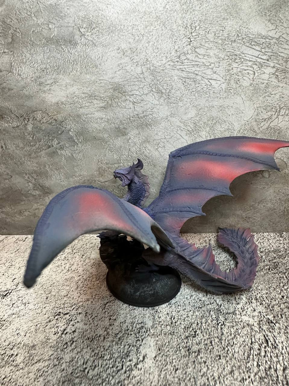 Dragon дракон синий фигурка (окрашена)