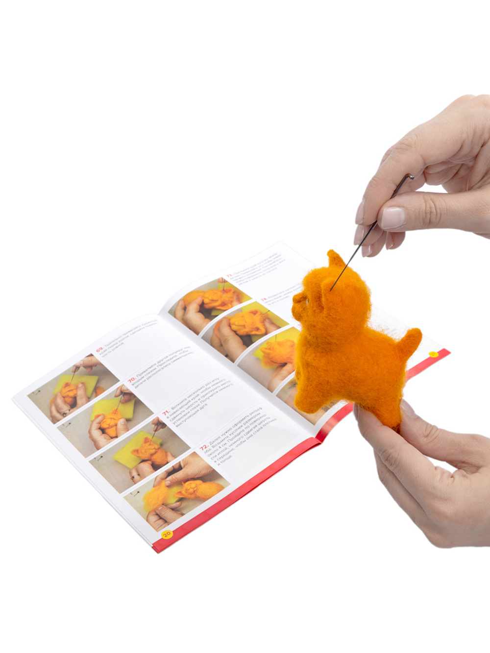 Валяние из шерсти Котик