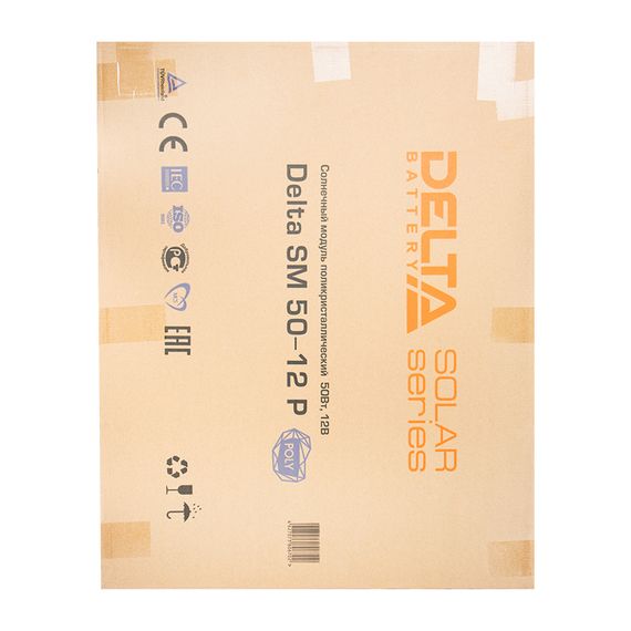 Солнечная панель Delta Solar SM 50-12 P, фото №727576933