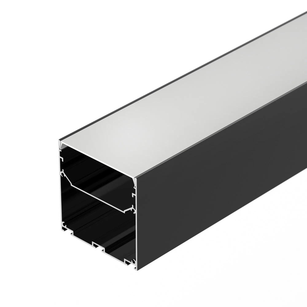 Профиль LINE-S-7575-2500 BLACK (Arlight, Алюминий) 041856