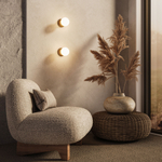 Настенный светильник из травертина 303051 травертин