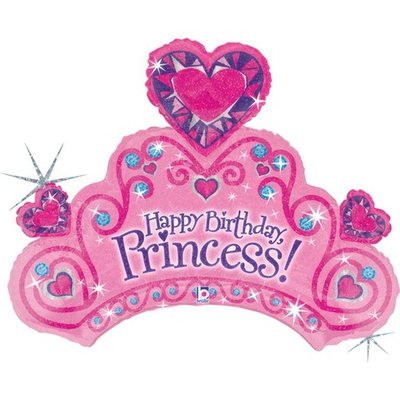 Фольгированный шар-фигура «HAPPY PRINCESS. Тиара», 79 см