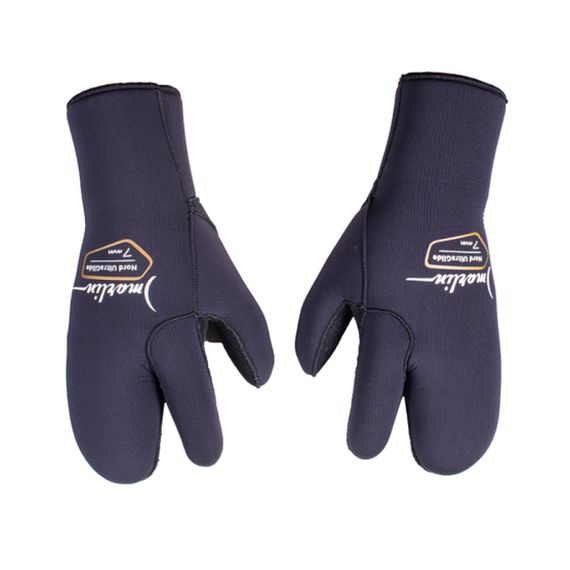 Перчатки трехпалые Marlin Nord Ultraglide 7 мм черные
