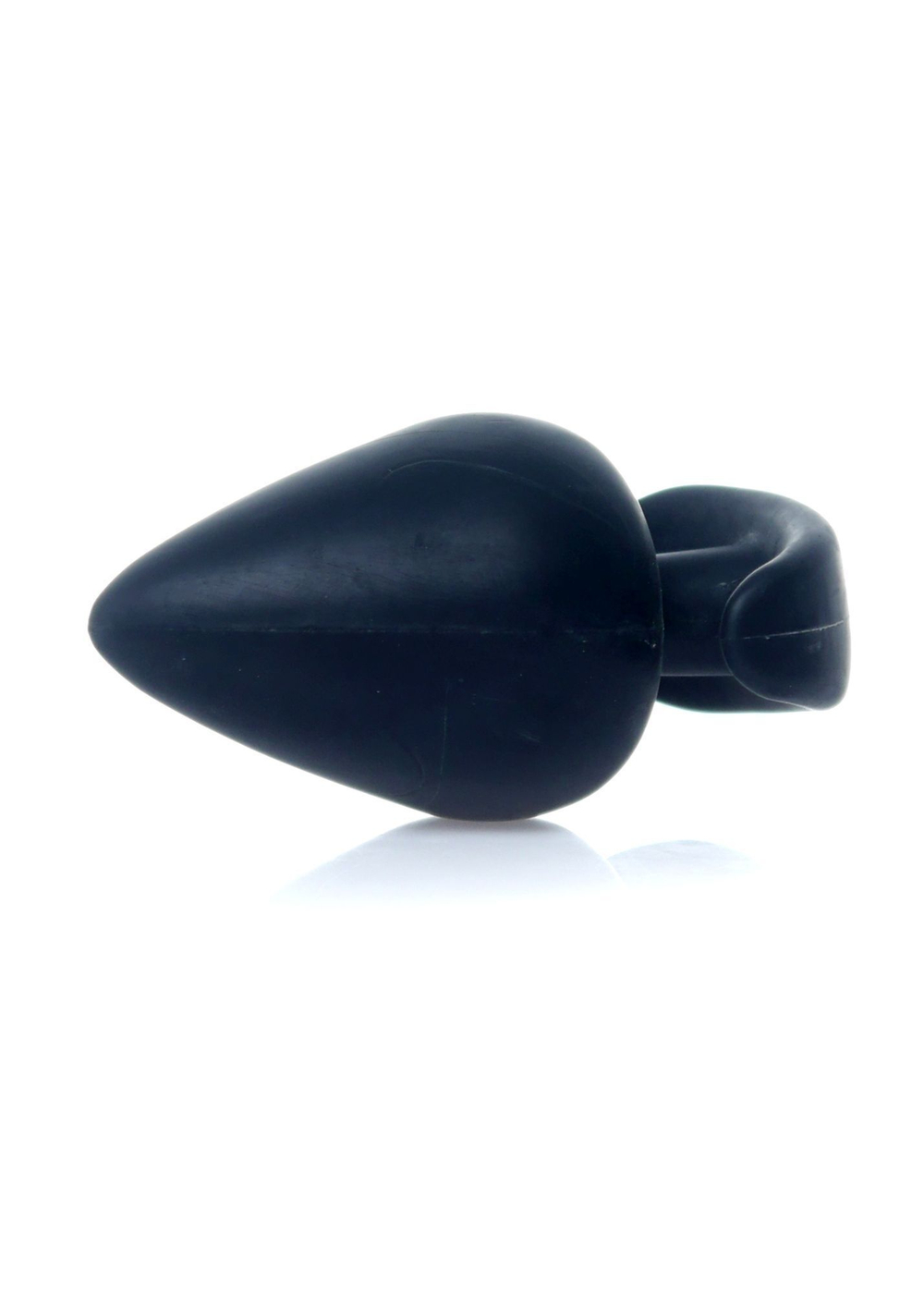 Черная анальная втулка Bubble - 9,5 см. (Цвет: черный)