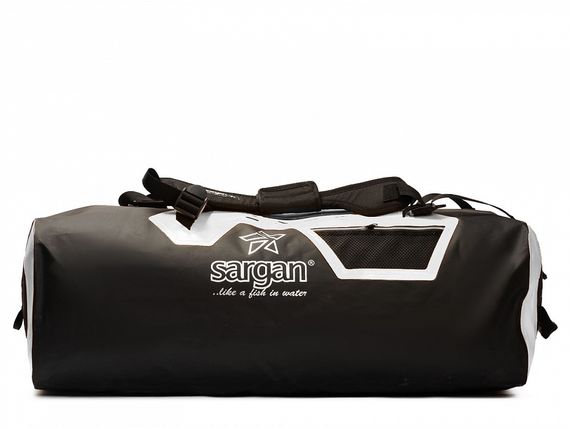 Гермо-Сумка-Рюкзак Sargan Прогрессор-110 герметичная молния 100%, вкладыш 110 л черный/белый