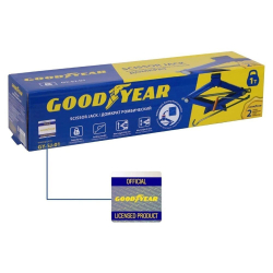 Домкрат ромбический, 1 т, 95-350 мм, съемная ручка, Goodyear, GY-SJ-01, GY000910