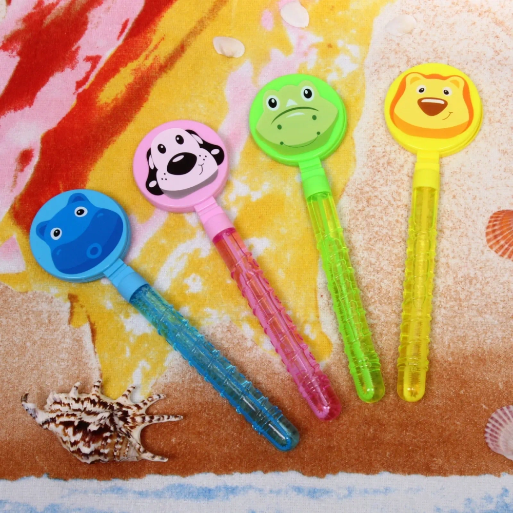 Мыльные пузыри «Животные», трещотка, 28,5 см, в ассортименте