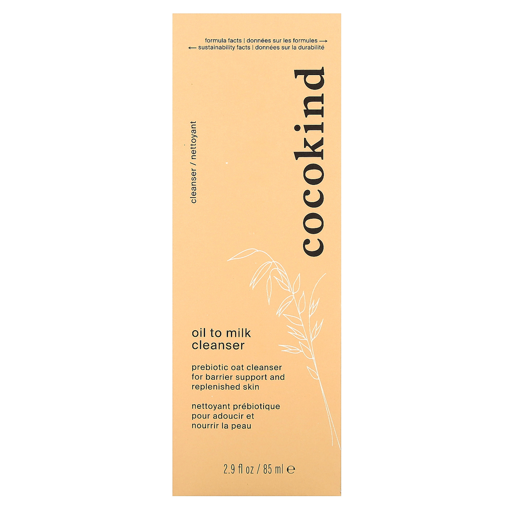 Cocokind, очищающее средство, придающее молочко с маслом, 85 мл (2,9 жидк. унции)