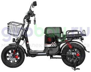 Электроскутер GT U3 1000W (60V/30Ah) железофосфат - Черный фото №6