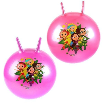 Мяч гимнастический с рожками 55см Сказочный патруль, в ассорт. в коробка (Играем вместе)