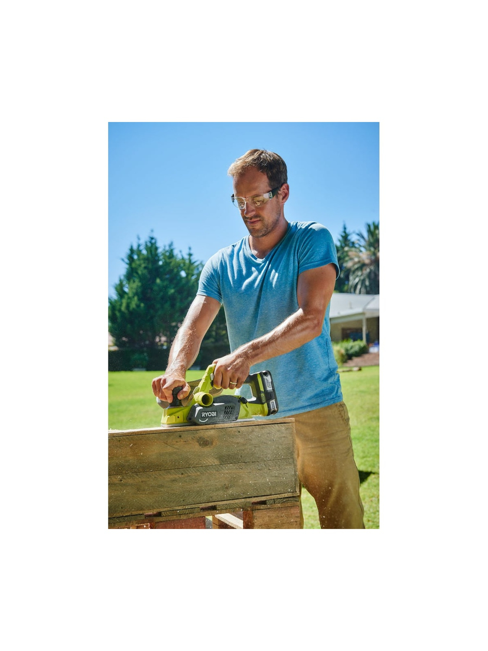 Аккумуляторный рубанок Ryobi ONE+ R18PL-0 5133002921