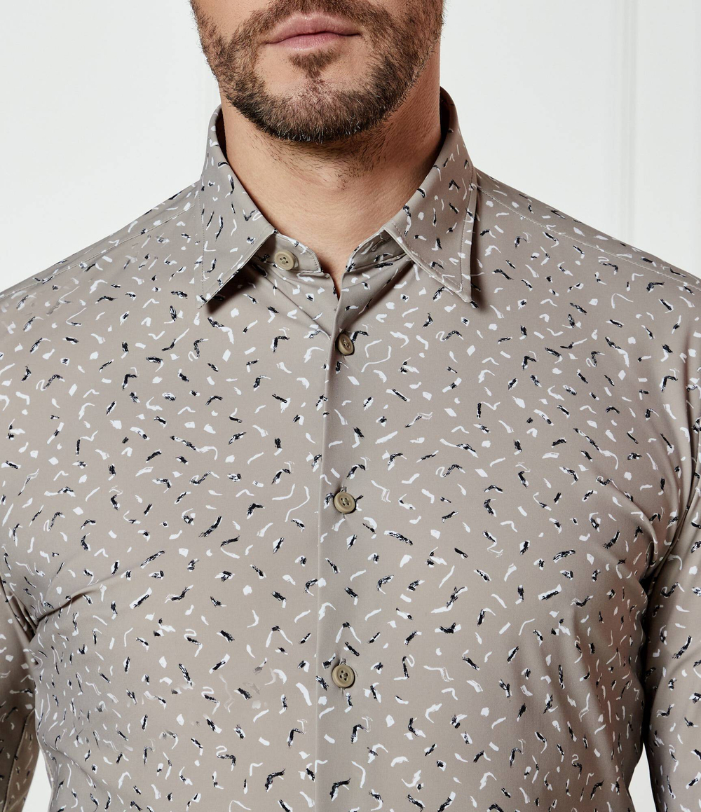 Рубашка P-ROAN-kent-C1-233 BOSS BLACK - бежевый(50533561)