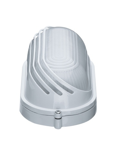 Светильник ЛОН 94 816 NBL-O3-60-E27/WH 1х60Вт E27 IP54 (аналог НПБ 1407 бел. овал ресн. 60Вт) Navigator 94816