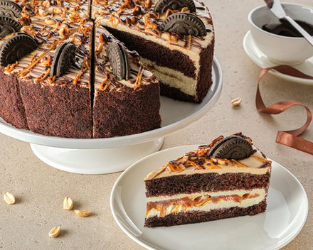 Торт "СНИКЕРС" 1700гр/14порц