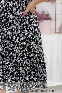 Платье 2464-черный Minova