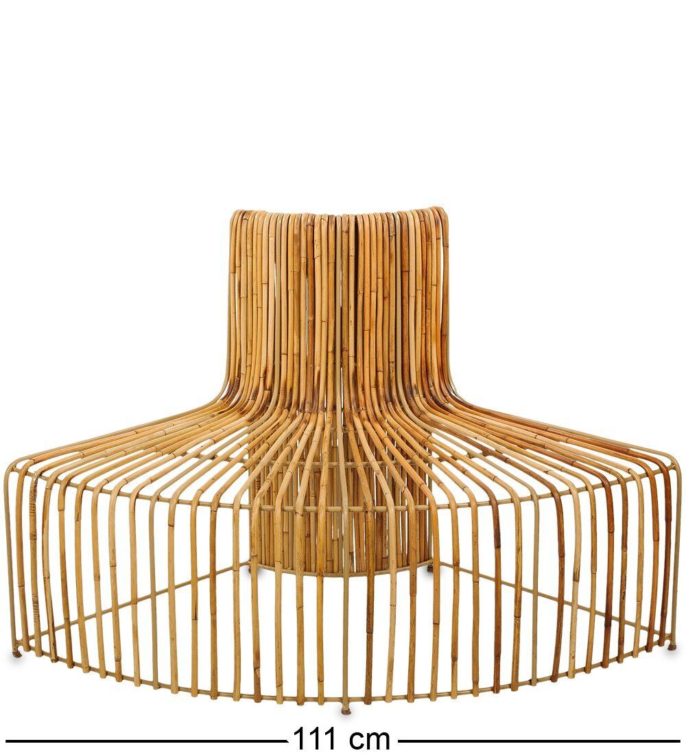 Finali   84 Декоративная скамья «Бамбук» со спинкой