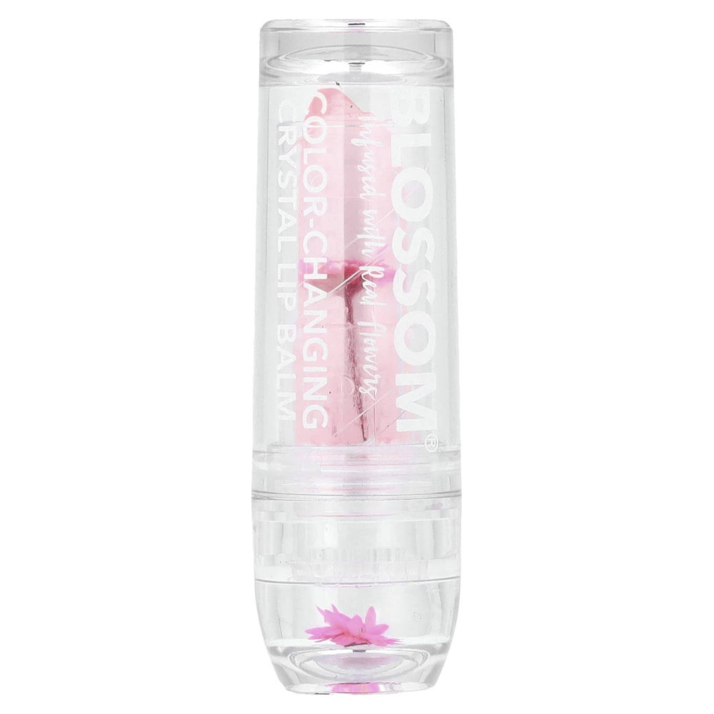Blossom, Кристальный бальзам для губ, меняющий цвет, розовый, 3 г