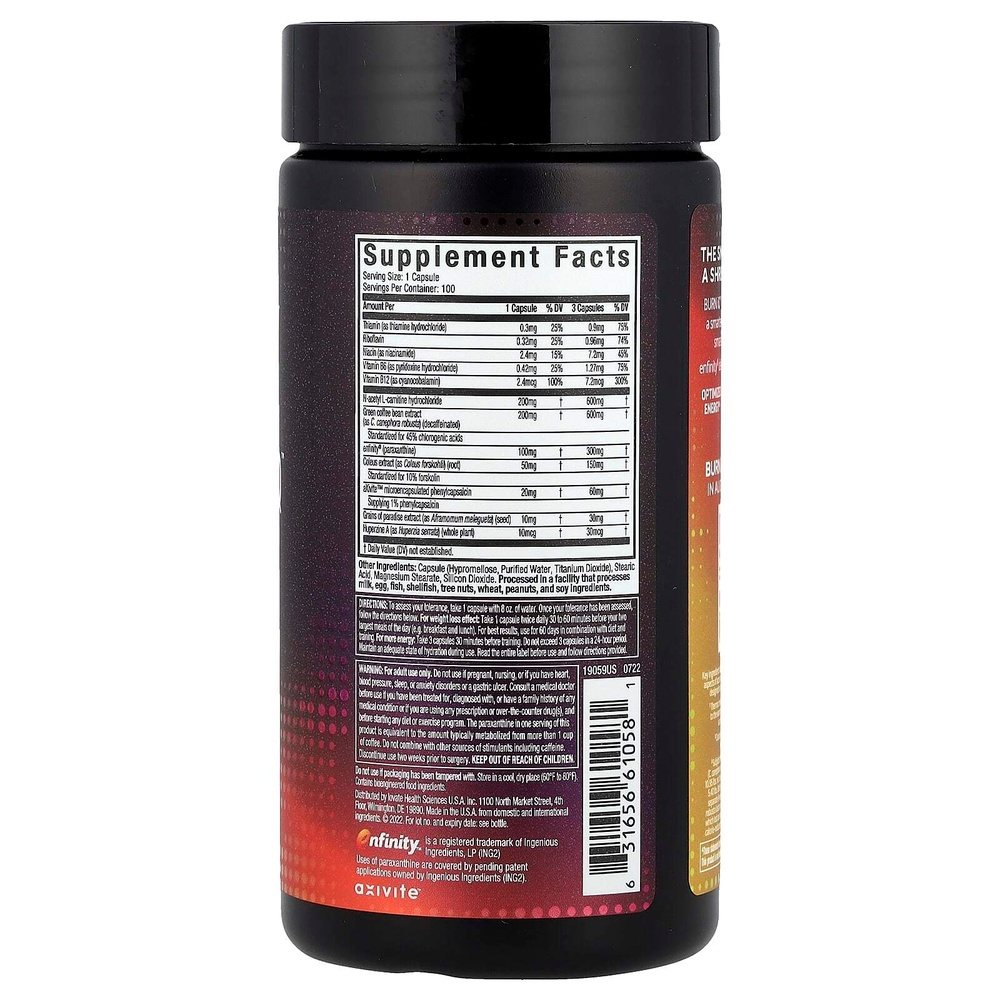 MuscleTech, Burn iQ, Smart Thermo`` 100 капсул