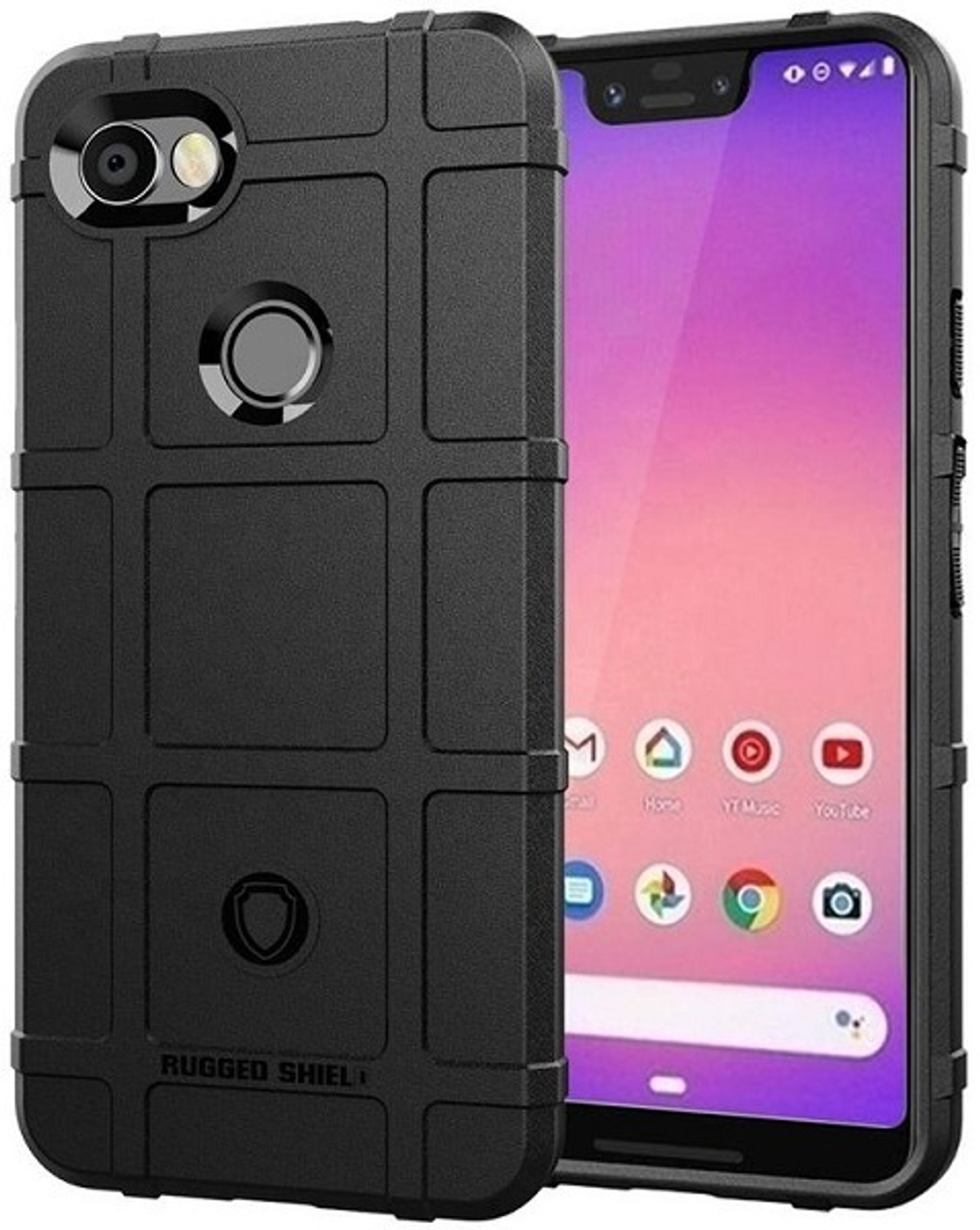 Чехол на Google Pixel 3a XL цвет Black (черный), серия Armor от Caseport