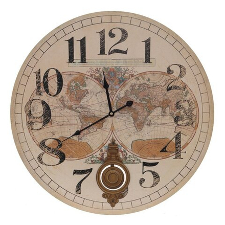 GAEM Часы настенные декоративные, L58,5 W4,5 H58 см, (2xАА не прилаг.)