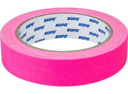 KUPO CS-2415PK Cloth Spike Tape, pink 24mm*13,72m Скотч розовый