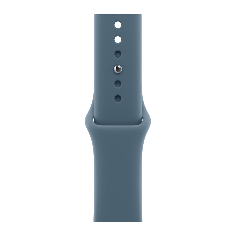 Умные часы Apple Watch Series 11 GPS, 42mm, Jet Black Aluminium Case with Anchor Blue Sport Band, M/L