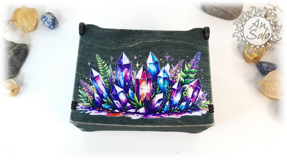 Шкатулка "Царство кристаллов"