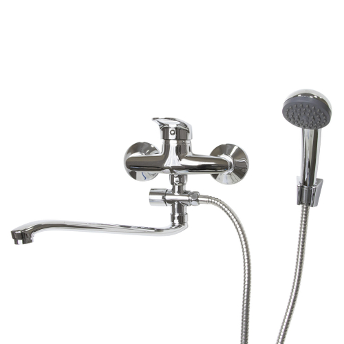 Смеситель для ванны и раковины 40к CN2104 CRON S-излив 350мм,  ХРОМ