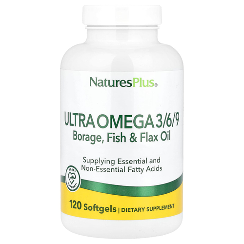 NaturesPlus, Ультра омега 3/6/9, 120 капсул