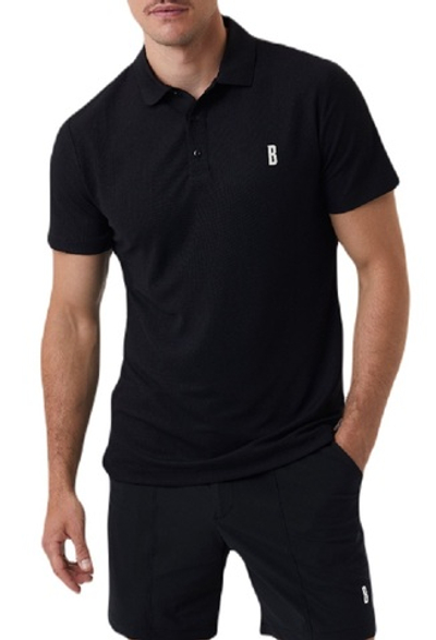 Мужское теннисное поло Björn Borg Ace Polo - black beauty