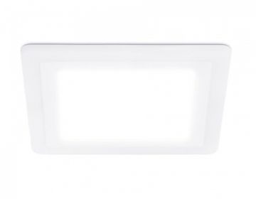 Встраиваемый cветодиодный светильник с подсветкой DCR396 18W+6W 4200K+4200K 220-240V 245*245*20 (A210*210) Ambrella