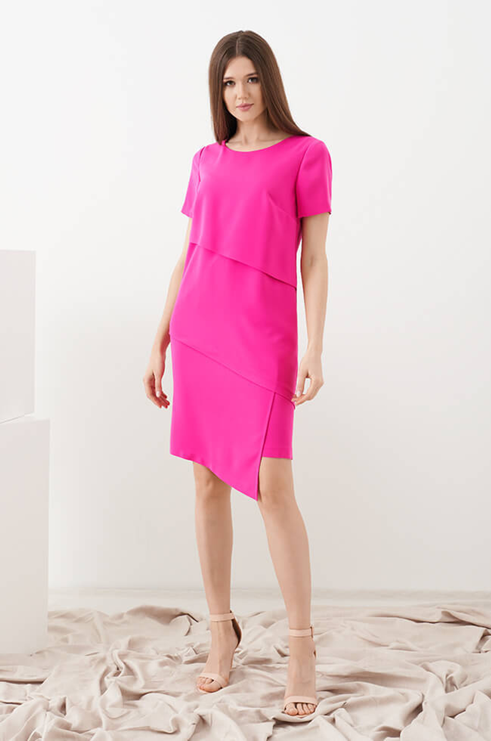 51473 Платье женское (фуксия)