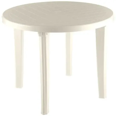 Стол круглый бежевый 950х740мм