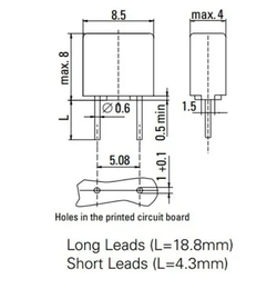 Предохранитель 3.15А прямоугольный с выводами T3.15A FUSE 392 250V (2шт)