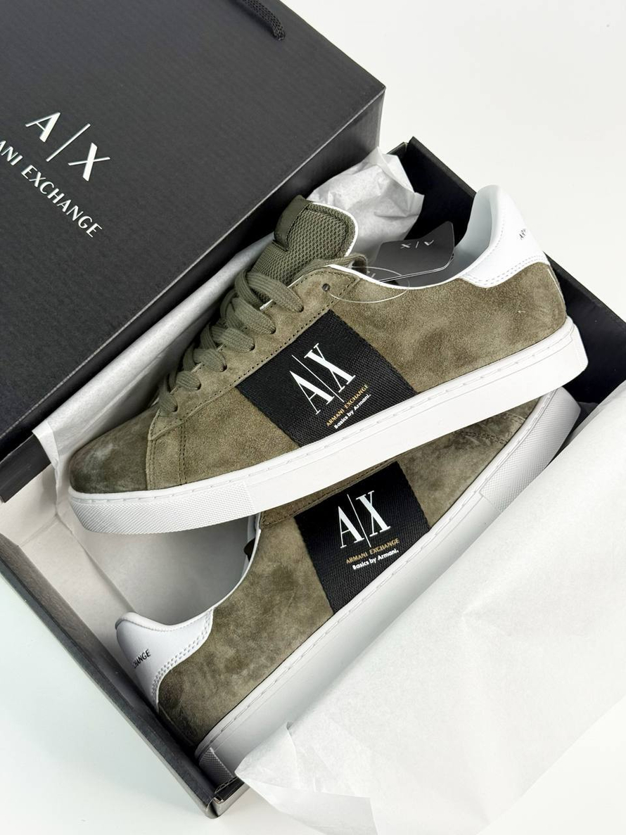 Кеды Armani Exchange #B58 (хаки)