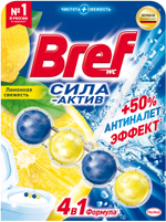ЧИСТЯЩЕЕ СРЕДСТВО ДЛЯ УНИТАЗА БРЕФ СИЛА-АКТИВ ЛИМ.СВЕЖЕСТЬ 3Х50Г R14
