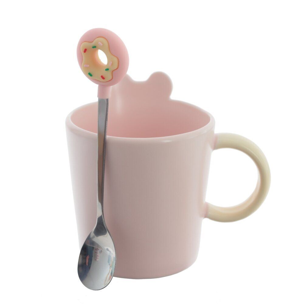 GAEM Кружка с ложкой, 350 мл, L12 W9,5 H11 см, 4в.