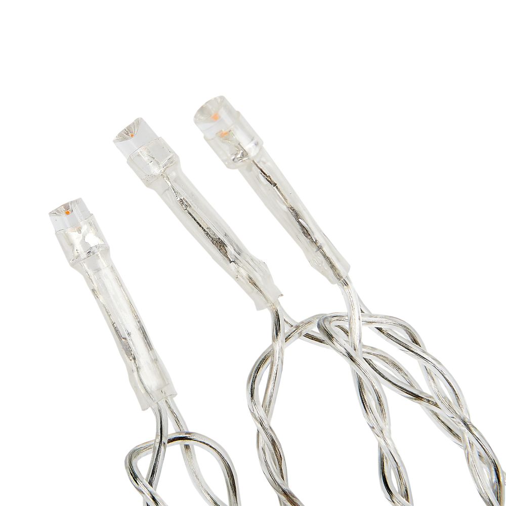 ULD-C3030-192-DTA WARM WHITE IP20 Занавес светодиодный. 3х3м. 192 светодиода. Теплый белый свет. Провод прозрачный. TM Uniel