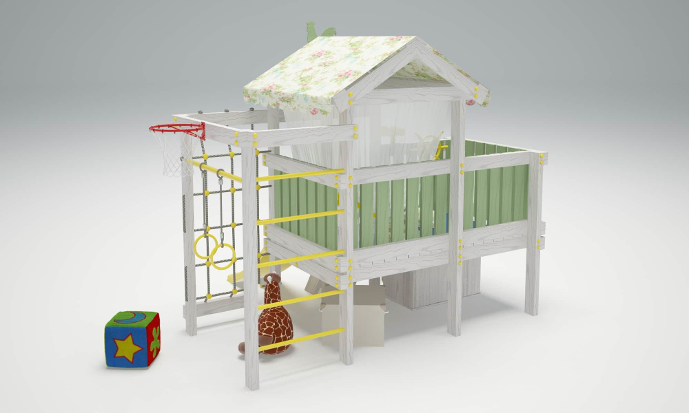 Игровой комплекс из дерева"Baby - 3"